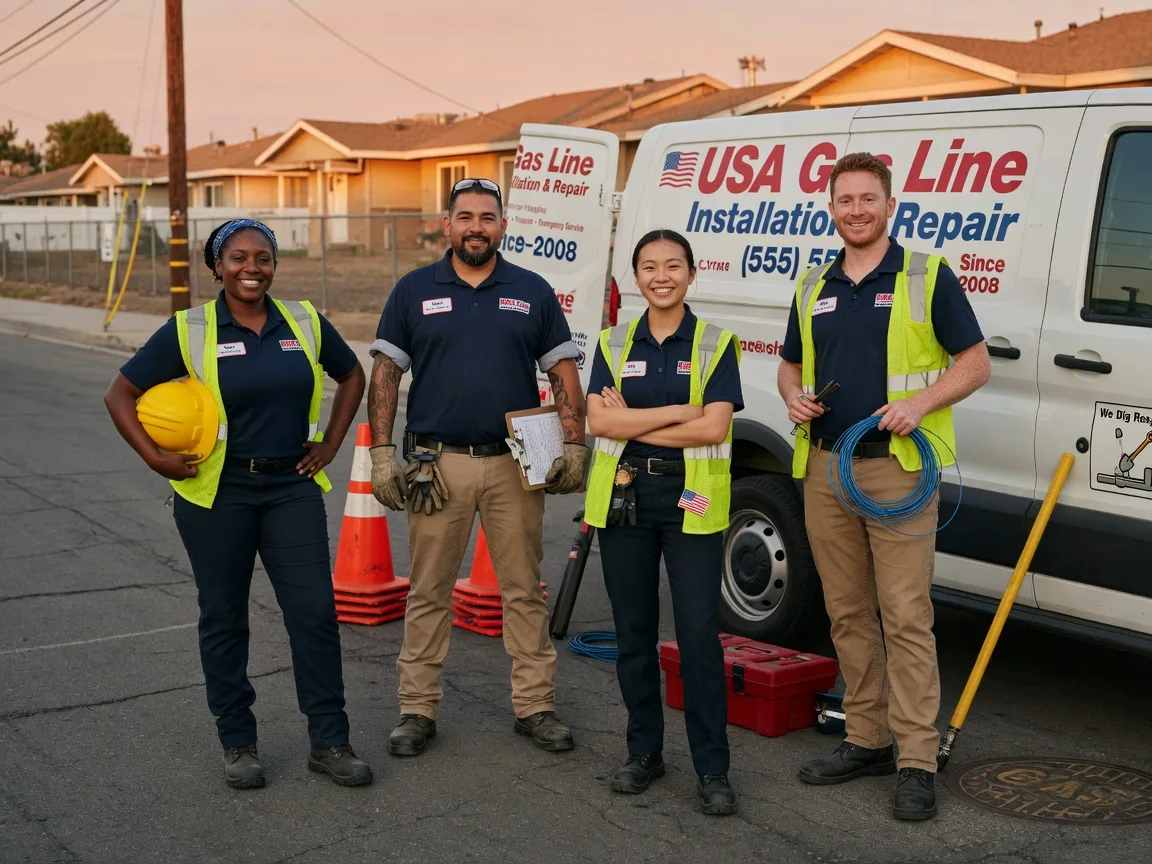 Gas Line Installation company in Rougon, LA